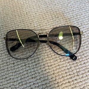 JIMMY CHOO SHEENA Mirrored Aviator  Sunglasses